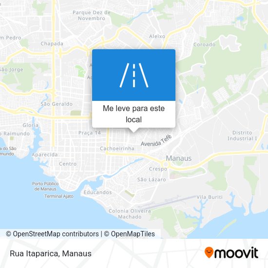 Rua Itaparica mapa