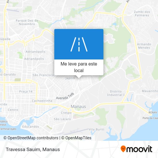 Travessa Sauim mapa