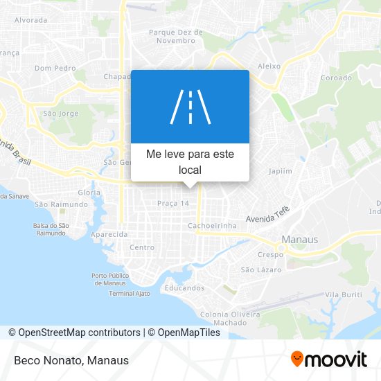 Beco Nonato mapa