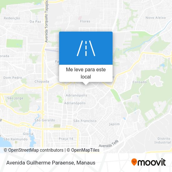 Avenida Guilherme Paraense mapa
