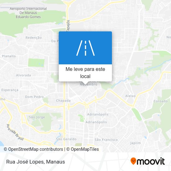 Rua José Lopes mapa