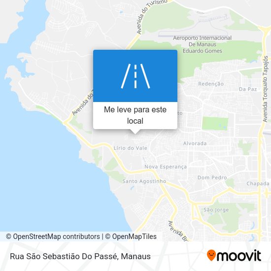 Rua São Sebastião Do Passé mapa
