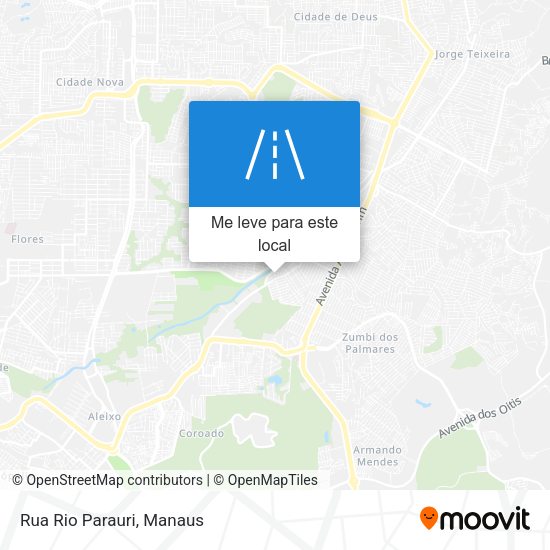 Rua Rio Parauri mapa