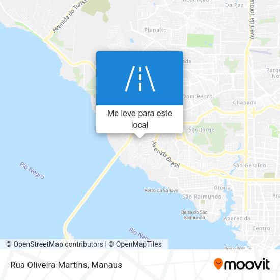 Rua Oliveira Martins mapa