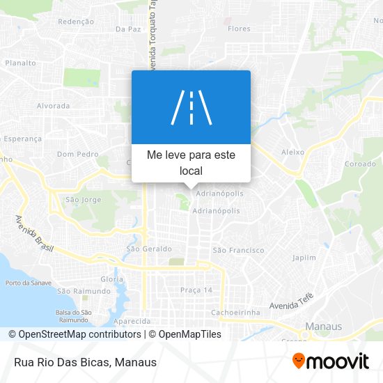 Rua Rio Das Bicas mapa