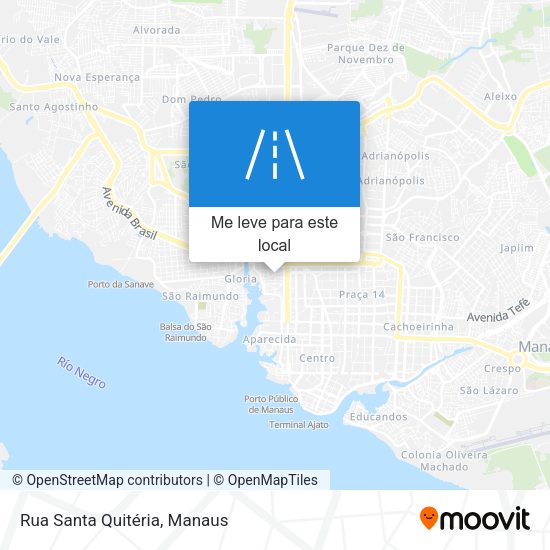Rua Santa Quitéria mapa