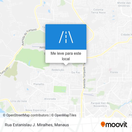 Rua Estanislau J. Miralhes mapa