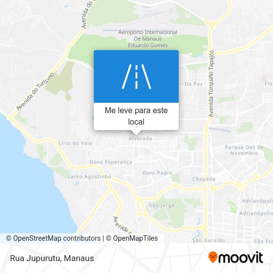 Rua Jupurutu mapa