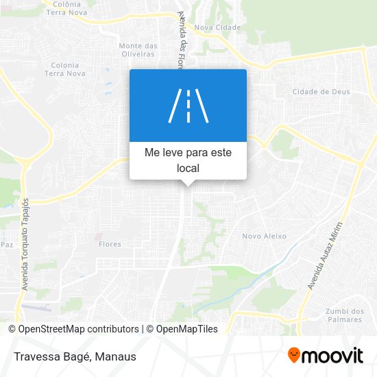 Travessa Bagé mapa