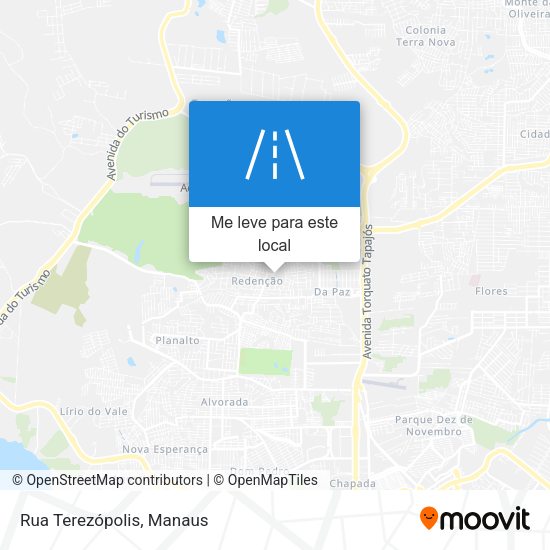 Rua Terezópolis mapa