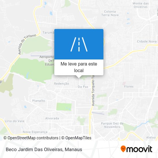 Beco Jardim Das Oliveiras mapa