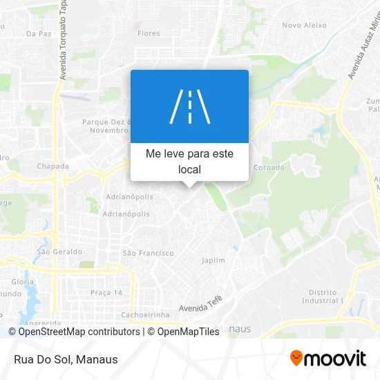 Rua Do Sol mapa