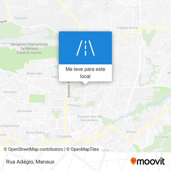 Rua Adágio mapa