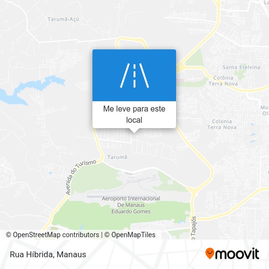 Rua Híbrida mapa