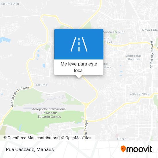 Rua Cascade mapa