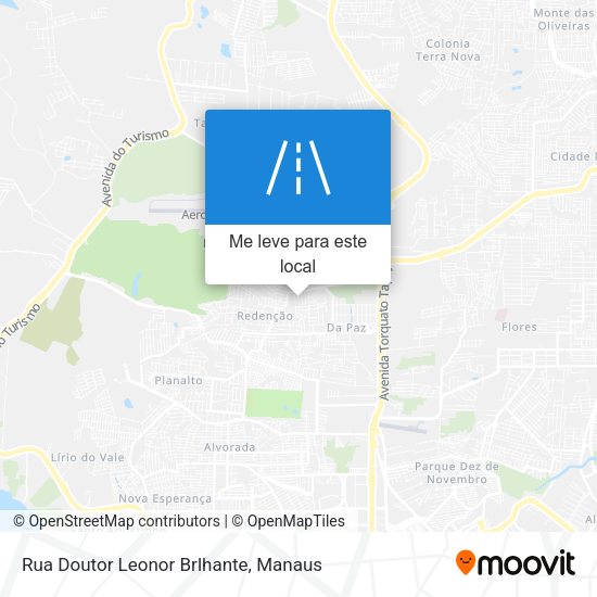 Rua Doutor Leonor Brlhante mapa