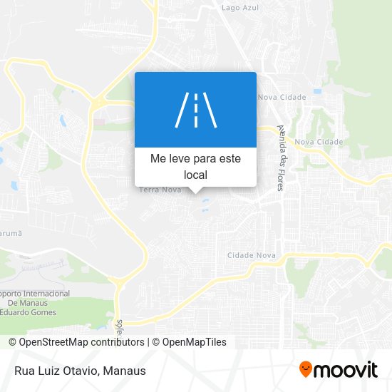 Rua Luiz Otavio mapa