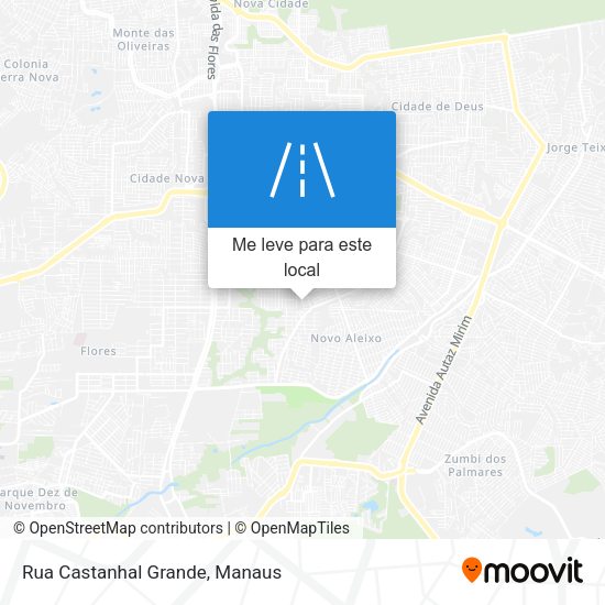 Rua Castanhal Grande mapa
