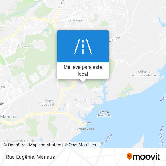 Rua Eugênia mapa