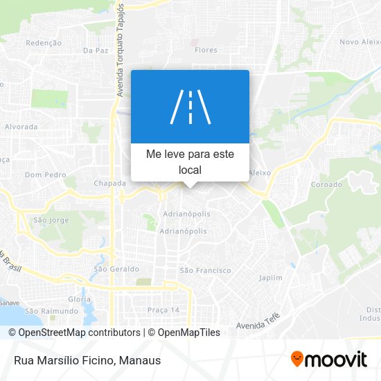 Rua Marsílio Ficino mapa
