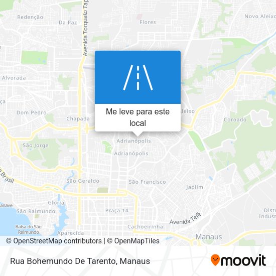 Rua Bohemundo De Tarento mapa