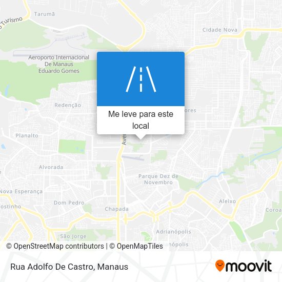 Rua Adolfo De Castro mapa