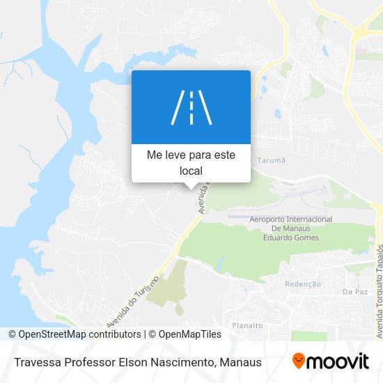 Travessa Professor Elson Nascimento mapa