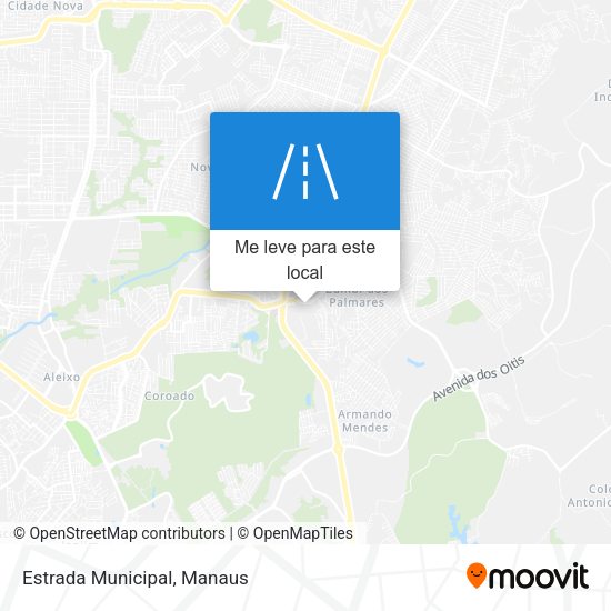 Estrada Municipal mapa