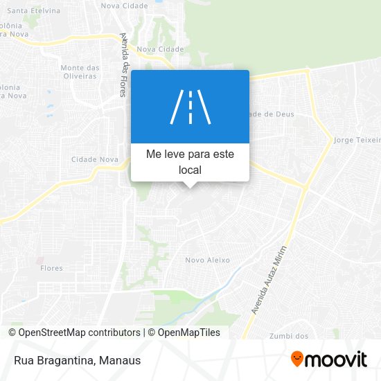 Rua Bragantina mapa