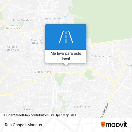 Rua Gaspar mapa