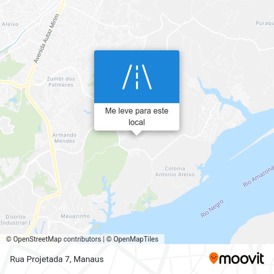 Rua Projetada 7 mapa