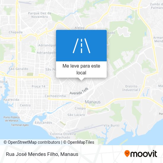 Rua José Mendes Filho mapa