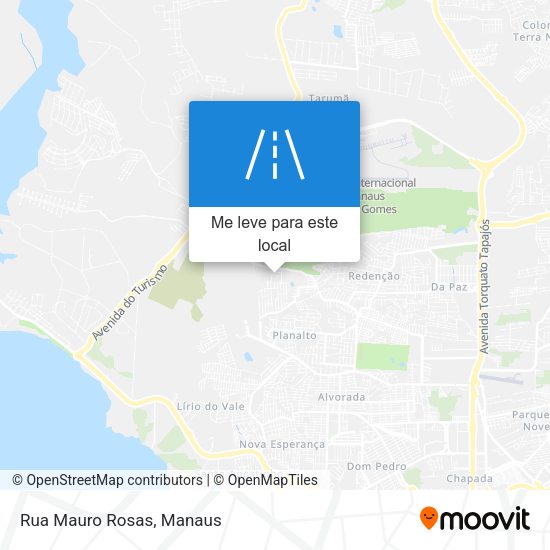 Rua Mauro Rosas mapa
