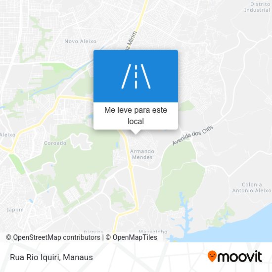 Rua Rio Iquiri mapa