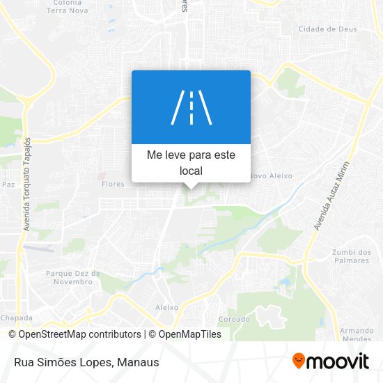 Rua Simões Lopes mapa