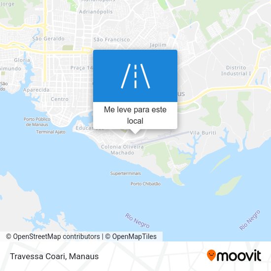 Travessa Coari mapa
