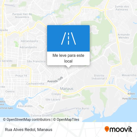 Rua Alves Redol mapa