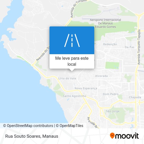 Rua Souto Soares mapa