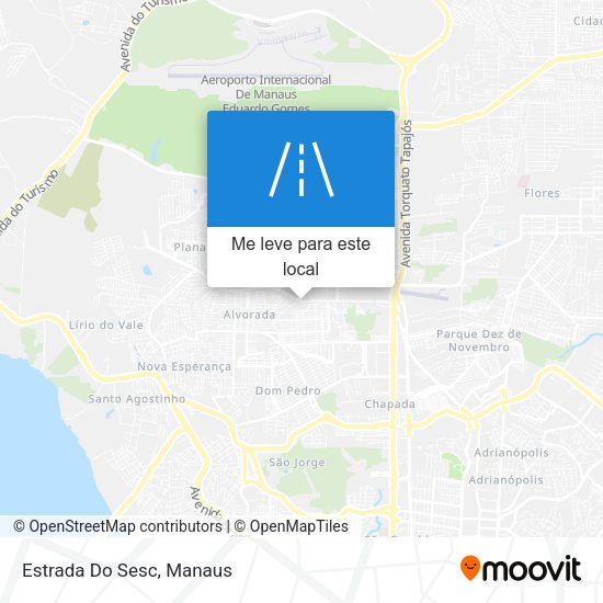 Estrada Do Sesc mapa