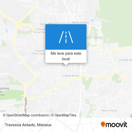 Travessa Areado mapa