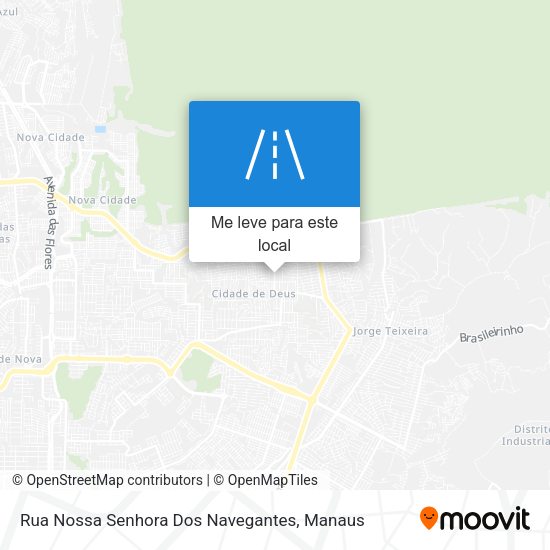 Rua Nossa Senhora Dos Navegantes mapa