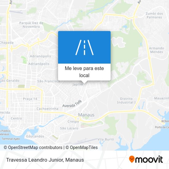 Travessa Leandro Junior mapa