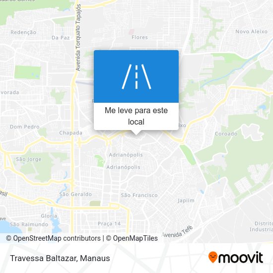 Travessa Baltazar mapa