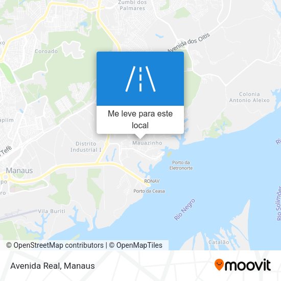 Avenida Real mapa