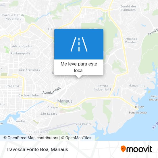 Travessa Fonte Boa mapa