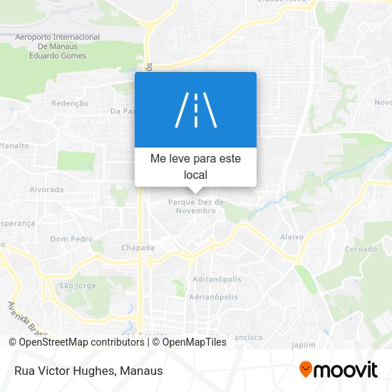 Rua Victor Hughes mapa