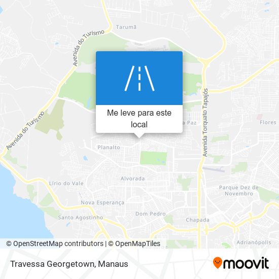 Travessa Georgetown mapa