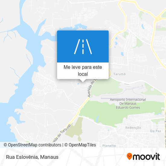 Rua Eslovênia mapa