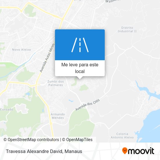 Travessa Alexandre David mapa