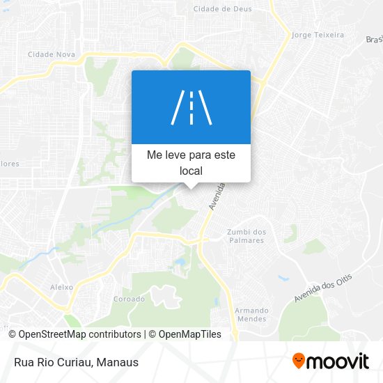 Rua Rio Curiau mapa